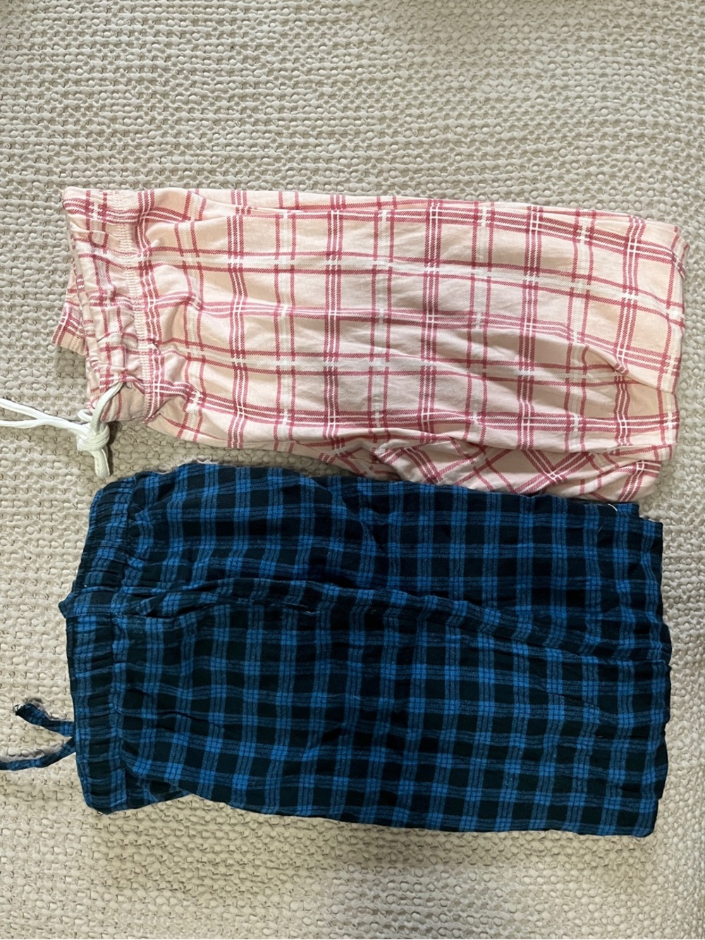 ❤️ Bundle 4 items for $25❤️ Kids Plaid Lounge Pants - Pink & Blue size 10